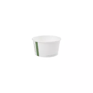 Pots carton DELI 12oz 350ml compostable celulose blanc (soupe)